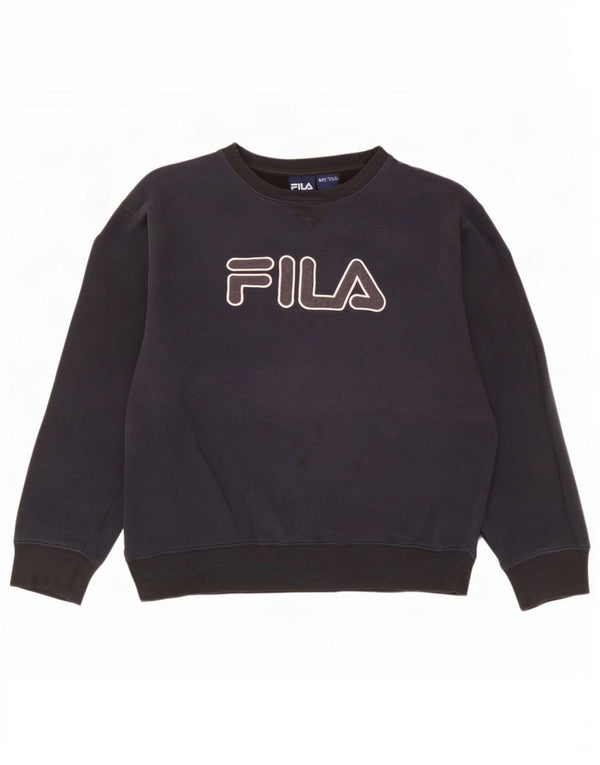 Fila muški džemper s grafičkim motivima 2XL tamnoplavi pamuk