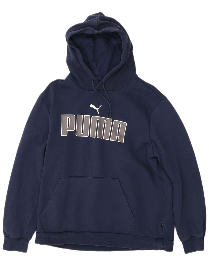 PUMA Ženska majica s kapuljačom s kapuljačom UK 16 Velika tamnoplava