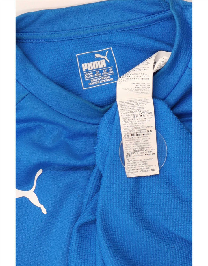 Puma muška majica dugih rukava 2XL plavi poliester