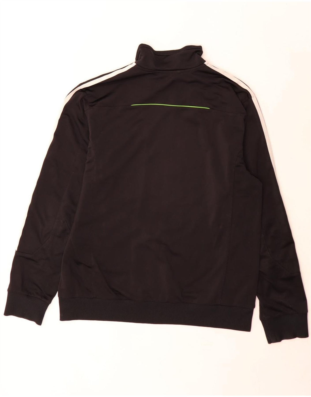 Adidas muška trenirka gornja jakna UK 42/44 veliki crni poliester u boji