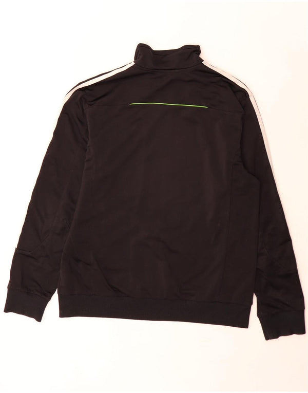 Adidas muška trenirka gornja jakna UK 42/44 veliki crni poliester u boji