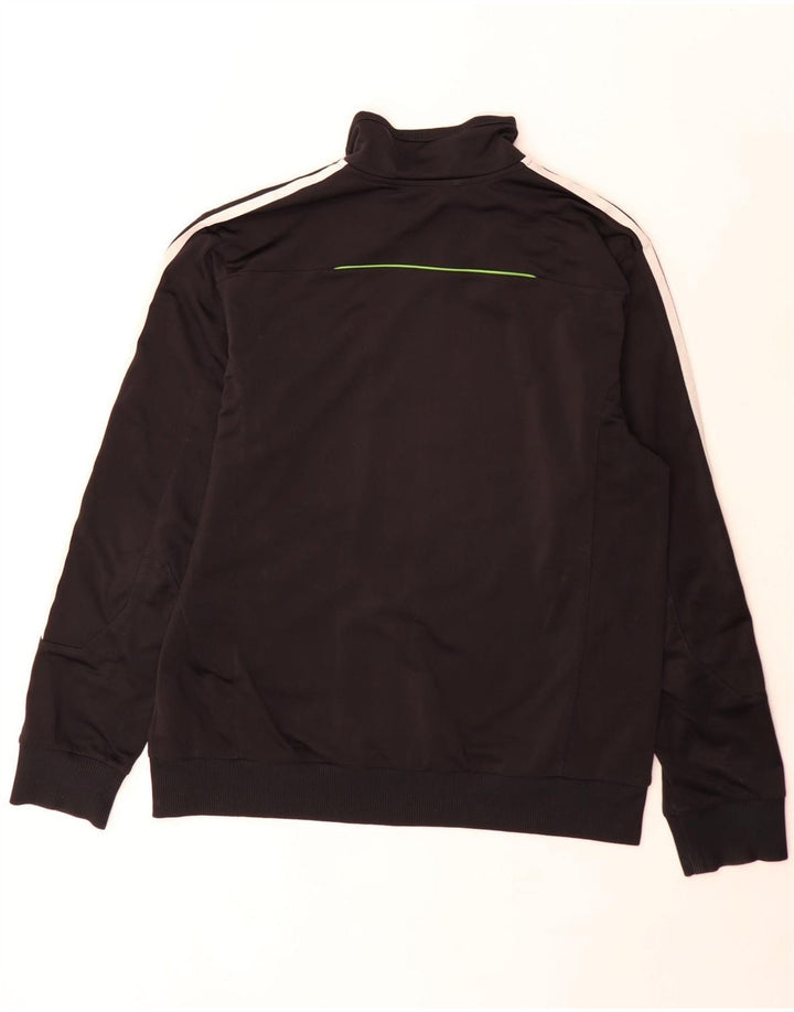 Adidas muška trenirka gornja jakna UK 42/44 veliki crni poliester u boji