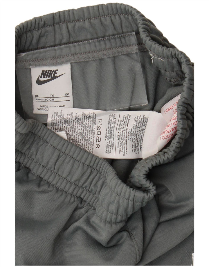 NIKE Trenirka Hlače za dječake Joggers 13-14 godina XL sivi poliester