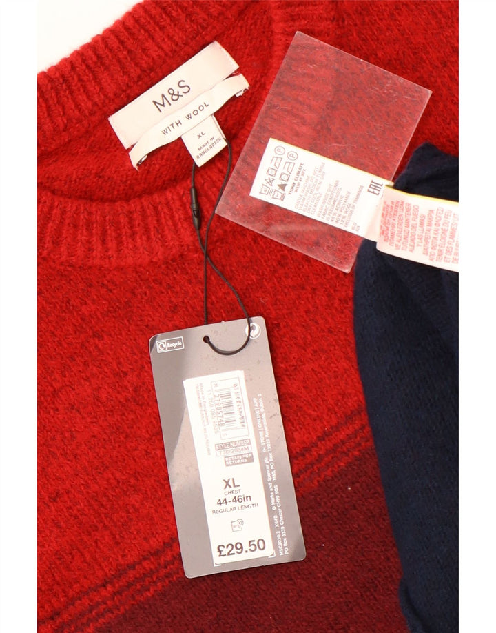 Marks & Spencer muški pulover s okruglim izrezom XL na višebojne pruge