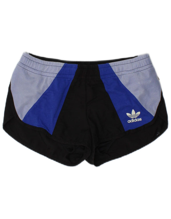 ADIDAS ženske sportske kratke hlače UK 6 XS crni pamuk u boji