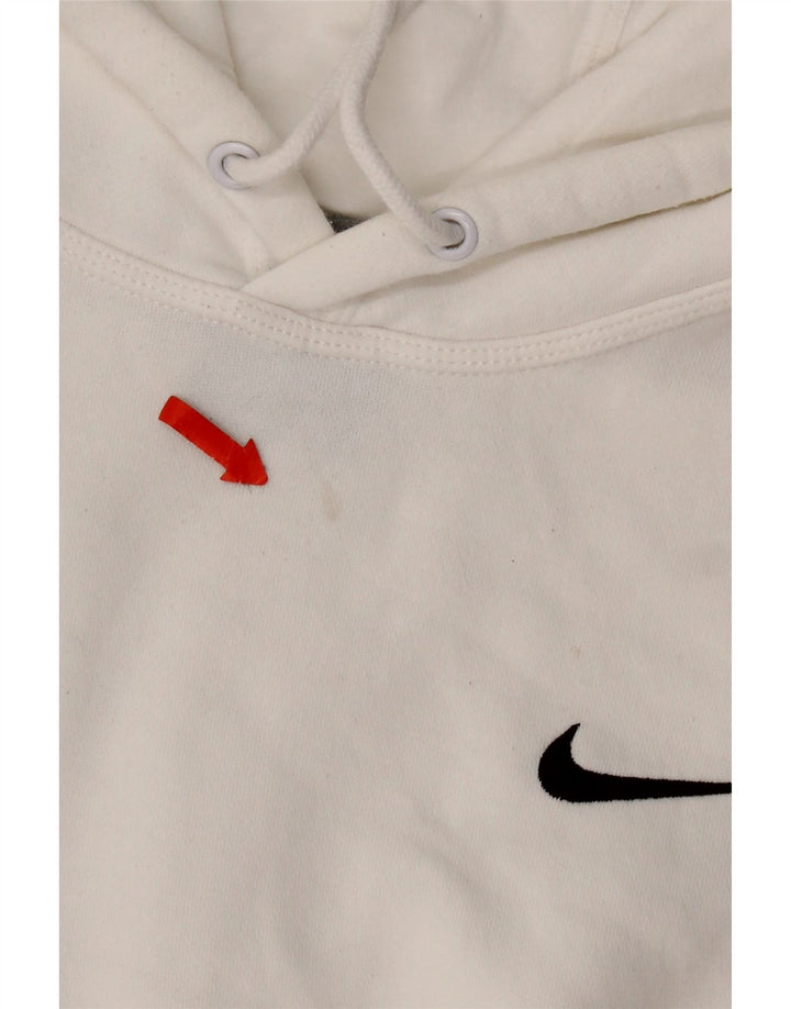 Nike Muška majica s kapuljačom Mala bijela pamučna
