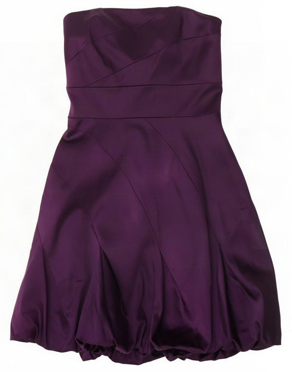 Coast ženska haljina bez naramenica UK 8 Small Purple Acetate