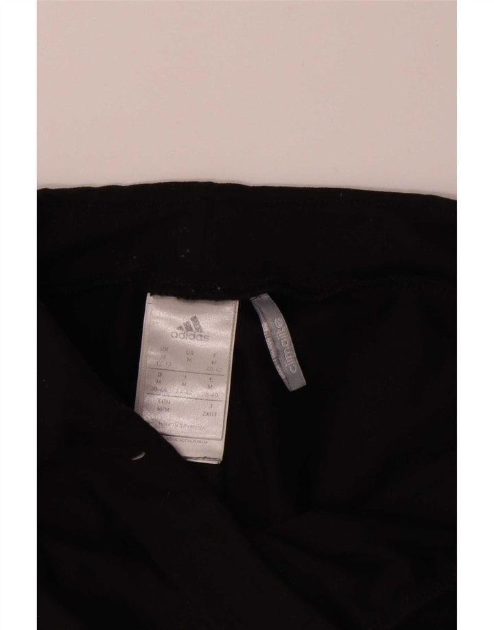 Adidas ženske Climalite Capri tajice UK 12/14 Srednje crni poliester