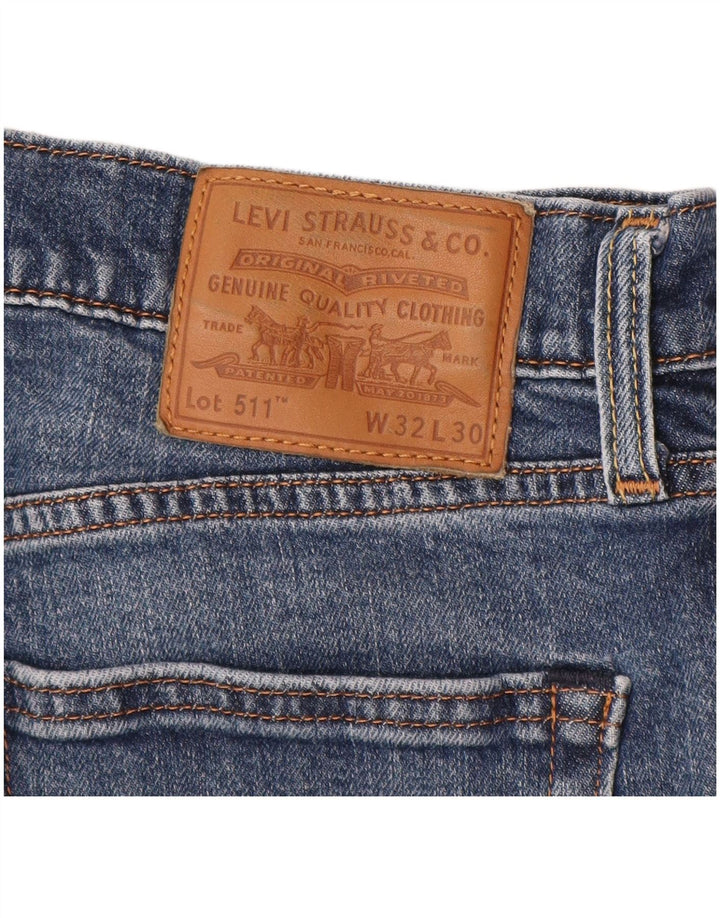LEVI'S Muške uske traperice W32 L30 Plava