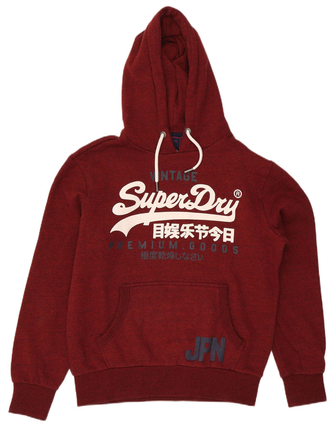 Superdry muška majica s kapuljačom s kapuljačom XL kestenjaste boje od poliestera