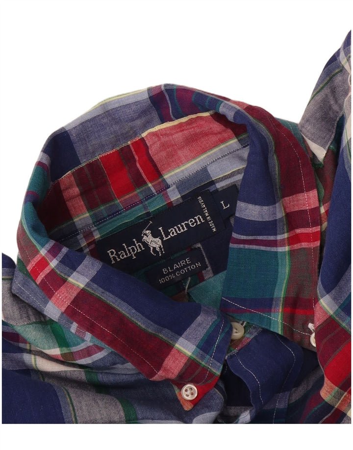 Ralph Lauren muška Blaire košulja kratkih rukava, veliki šareni karo
