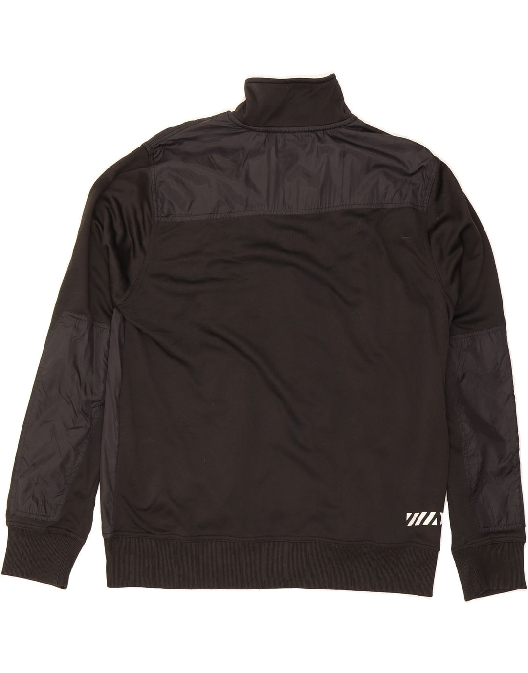 HURLEY Mens Tracksuit Top Jacket XL Black Colourblock Polyester Vintage Hurley and Second-Hand Hurley from Messina Hembry 