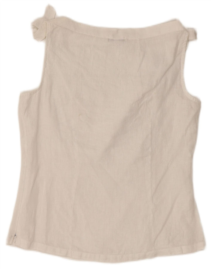 NARACAMICIE Ženska majica bez rukava UK 8 Mala bijela