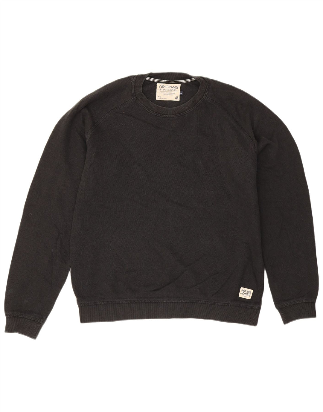 Veliki crni pamučni muški džemper Jack & Jones