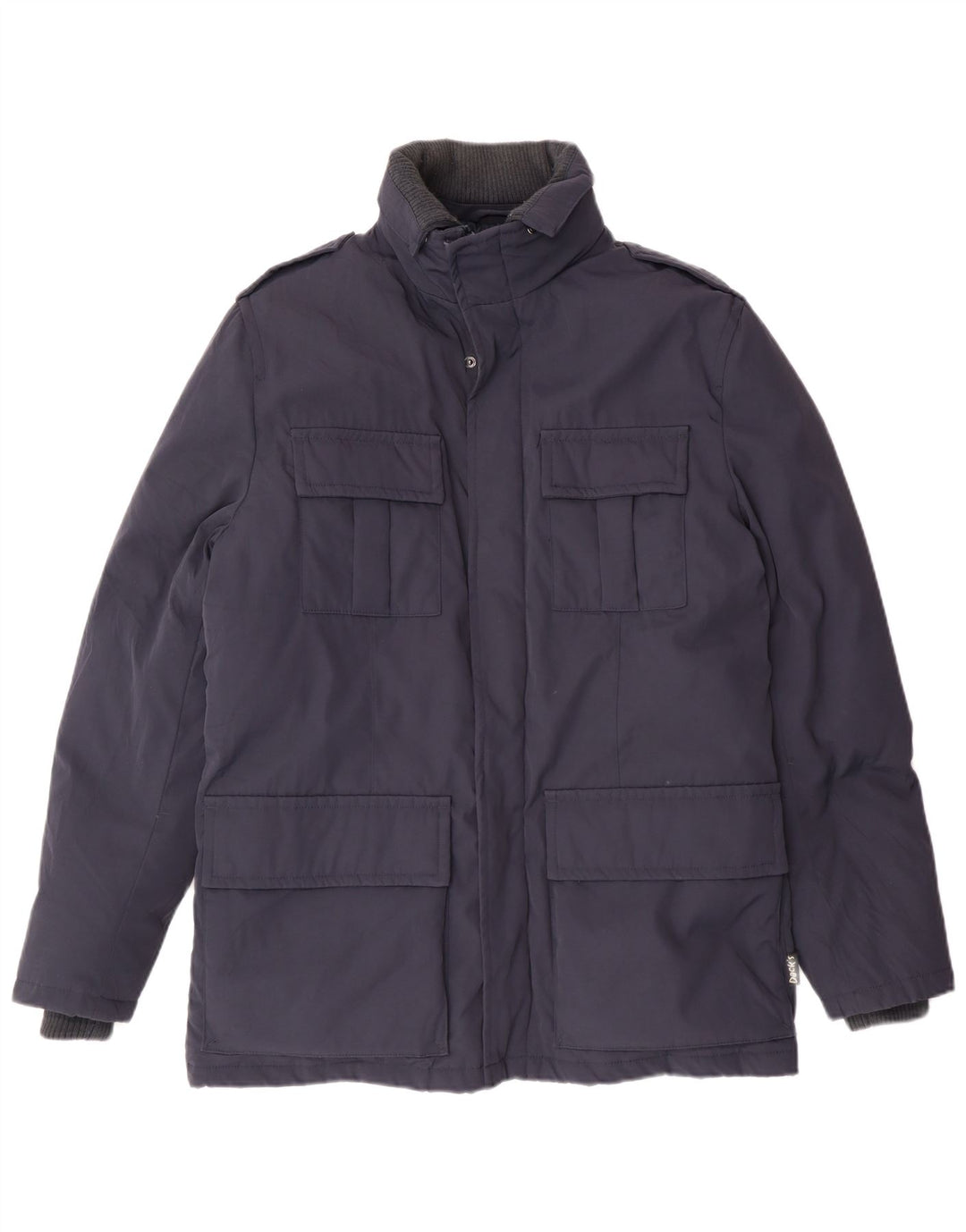 Dack's muška vojna podstavljena jakna UK 36 Mala tamnoplava najlonska