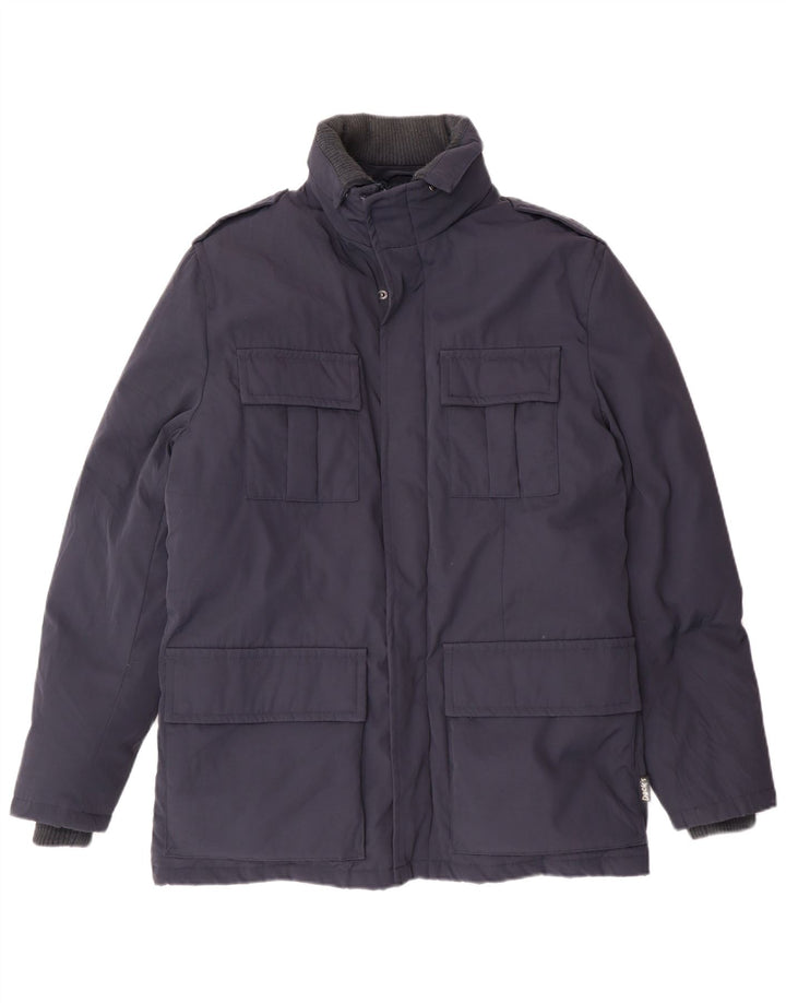Dack's muška vojna podstavljena jakna UK 36 Mala tamnoplava najlonska