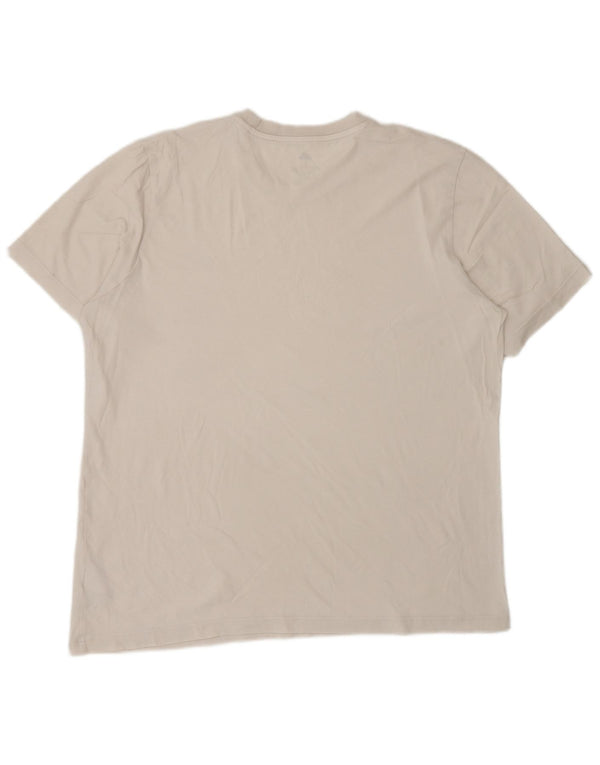 ADIDAS muška majica s grafičkim motivima, veliki bijeli pamuk