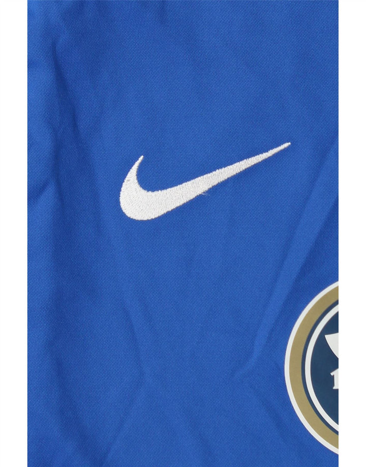 NIKE muška Dri Fit majica kratkih rukava velika plava poliesterska majica