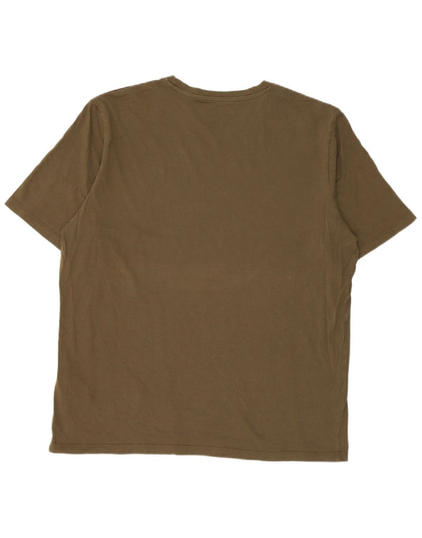 Jack & Jones muška majica kratkih rukava XL kaki pamuk