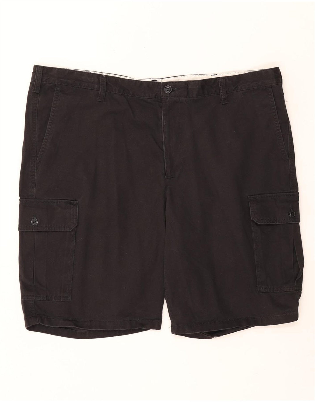 DOCKERS Muške kargo kratke hlače W42 2XL crni pamuk