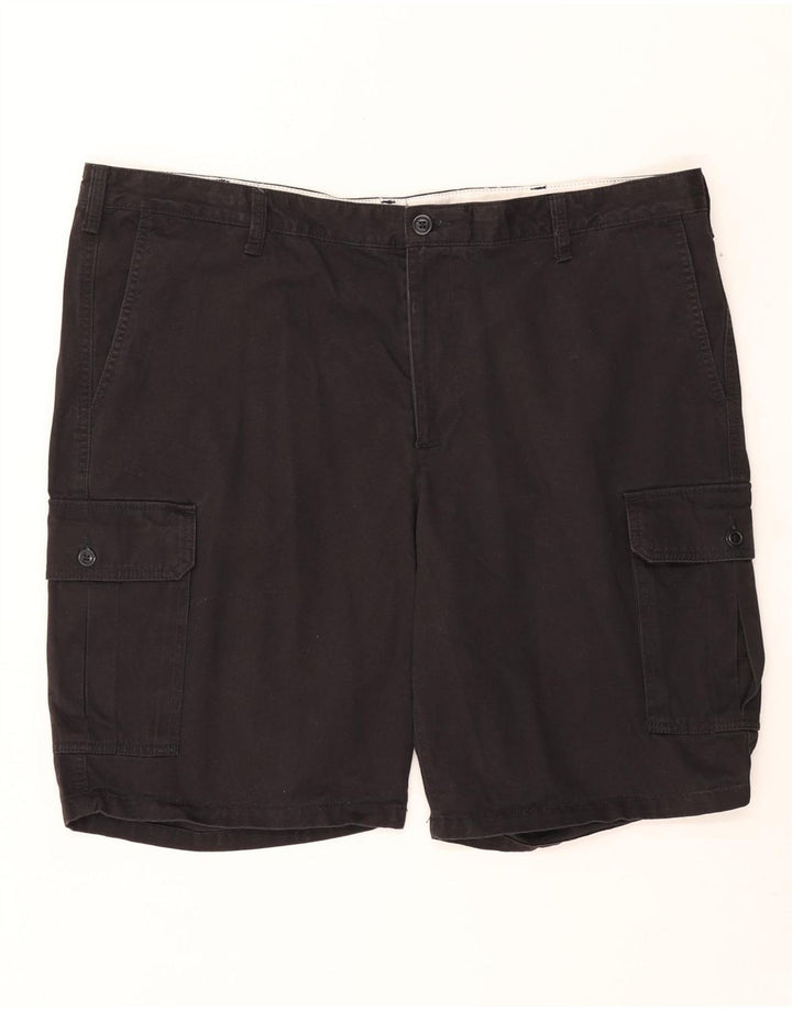 DOCKERS Muške kargo kratke hlače W42 2XL crni pamuk