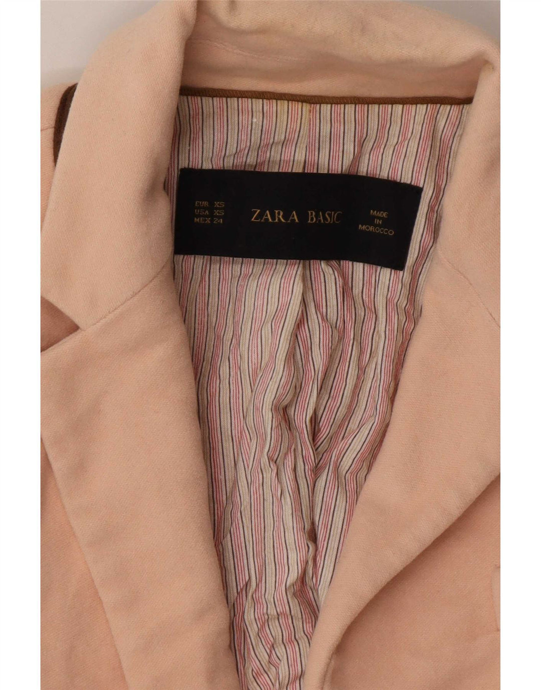 Zara ženski sako sa 1 gumbom UK 6 XS ružičasta