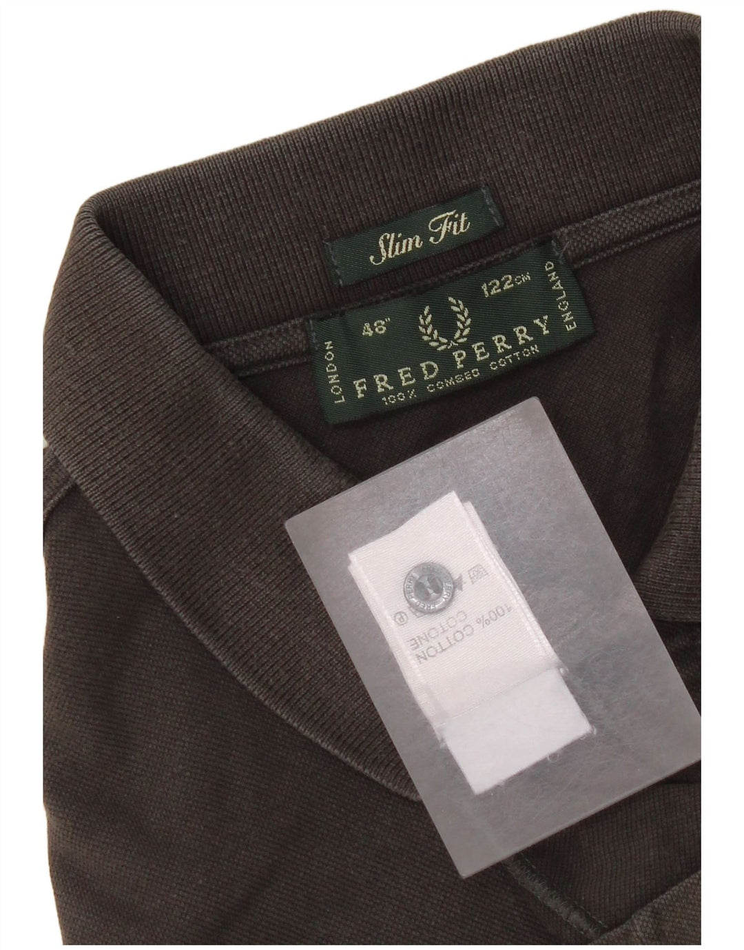 Fred Perry muška uska polo majica velika siva pamučna majica