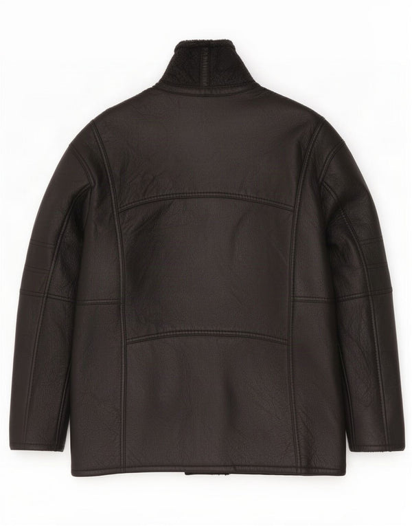 Vintage muška jakna s ovčicama IT 50 Large Black