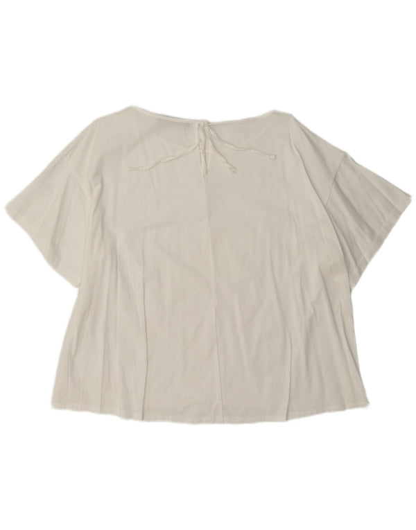 Max Mara gornji dio ženske vikend bluze UK 18 XL bijela