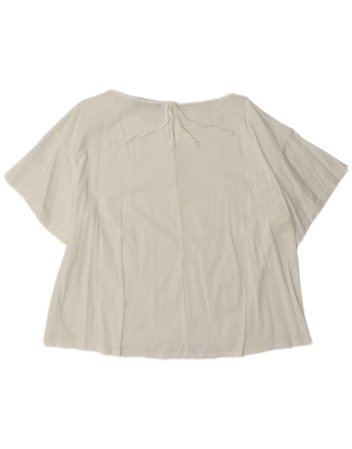 Max Mara gornji dio ženske vikend bluze UK 18 XL bijela