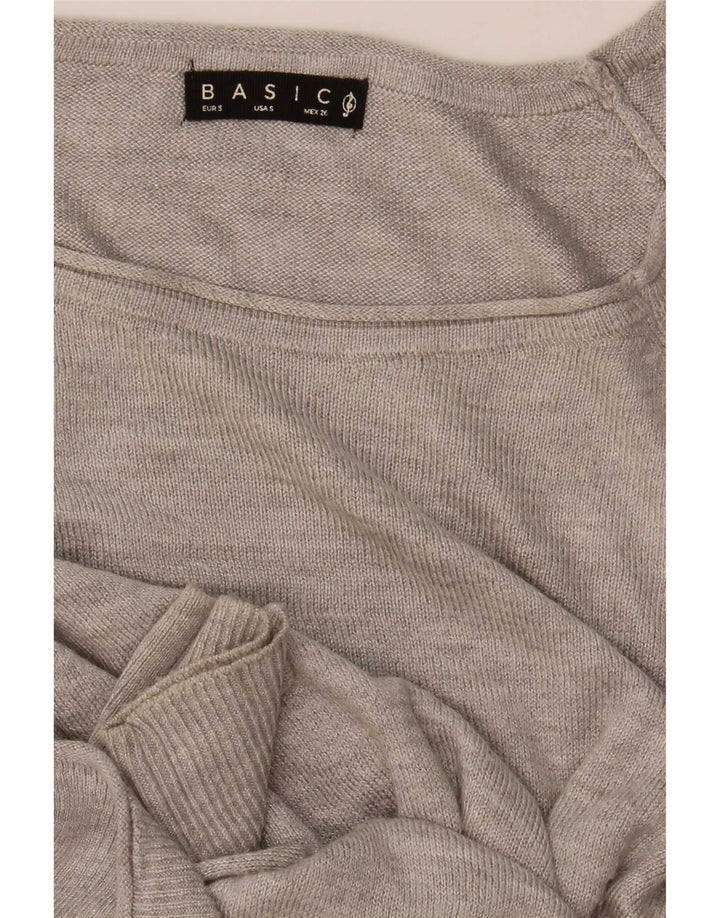Stradivarius ženski top bluze širokog kroja UK 10 Small Gray