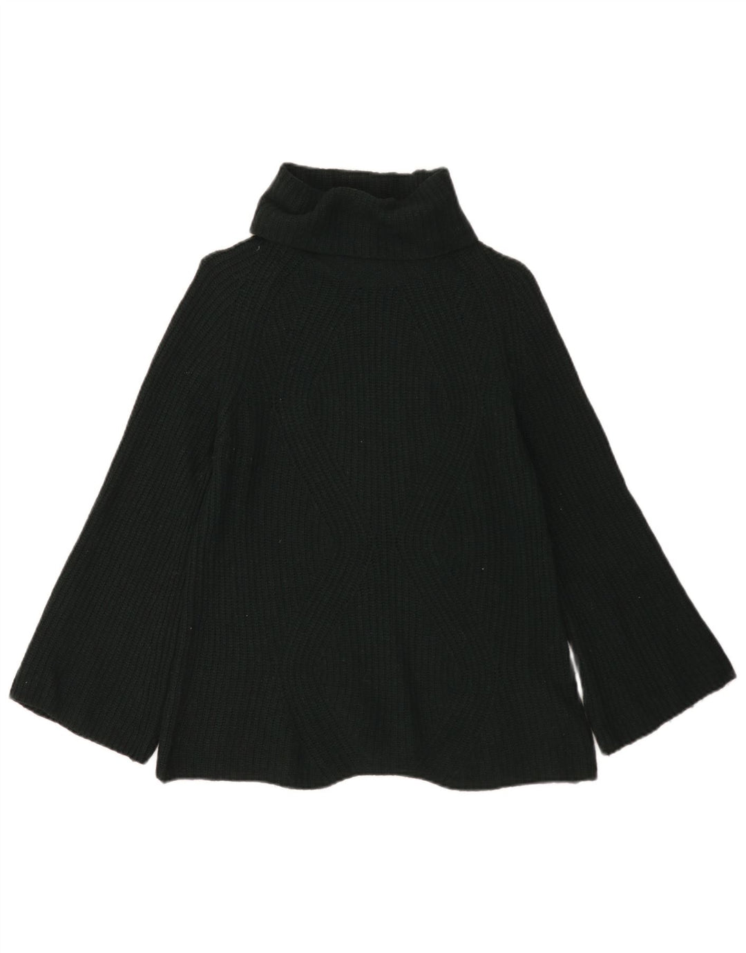 Massimo Dutti ženski pulover s rol izrezom UK 10 Mala zelena vunena