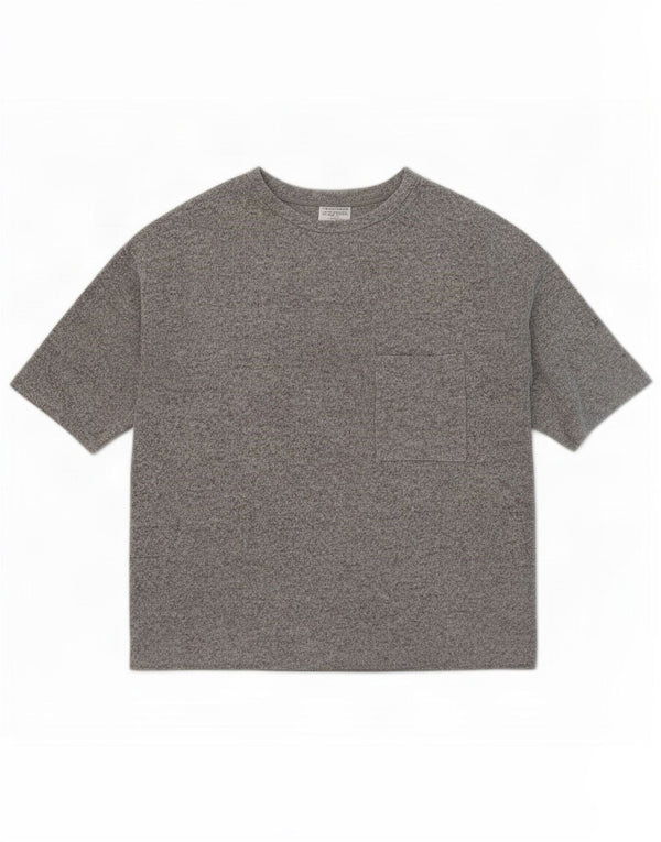Zara Womens Trafaluc Oversized T-Shirt Top UK 10 Small Grey Flecked