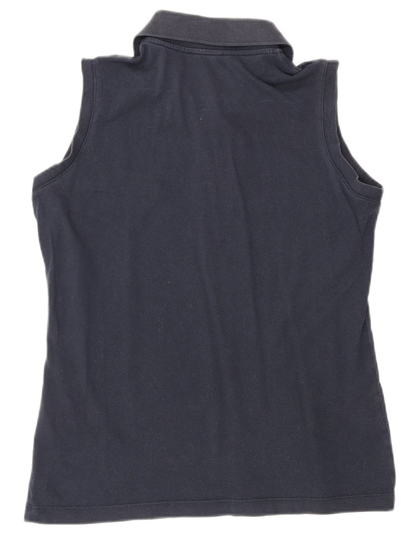 Sergio Tacchini ženska polo majica bez rukava UK 14 velika tamnoplava pamuk
