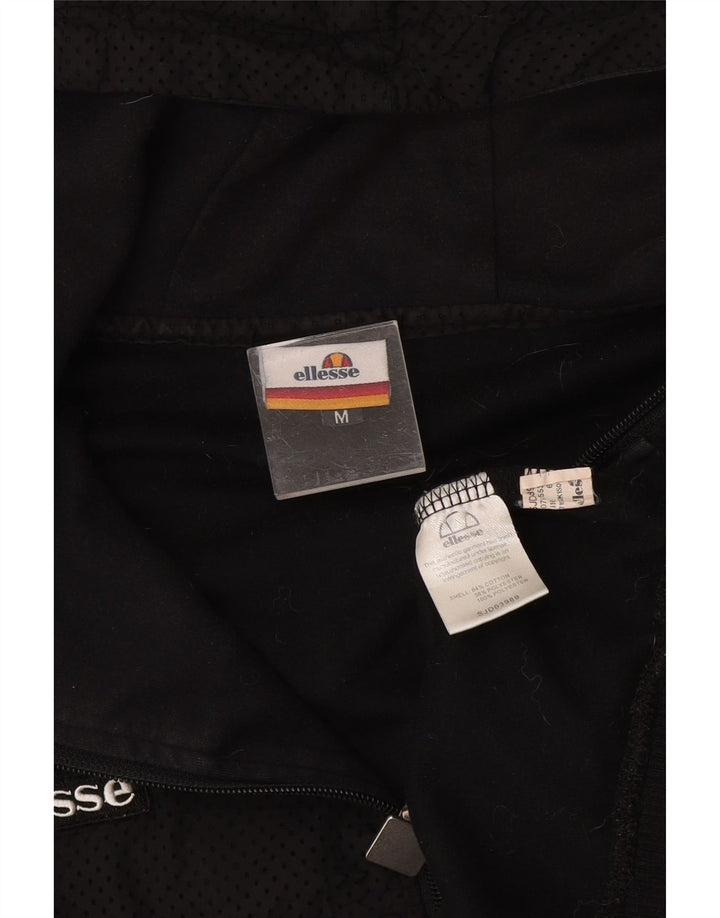 Ellesse muški pulover s kapuljačom na patentni zatvarač Srednje crni pamuk