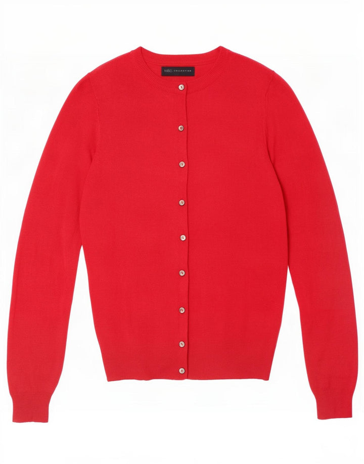 Marks & Spencer ženski kardigan pulover UK 10 Small Pink