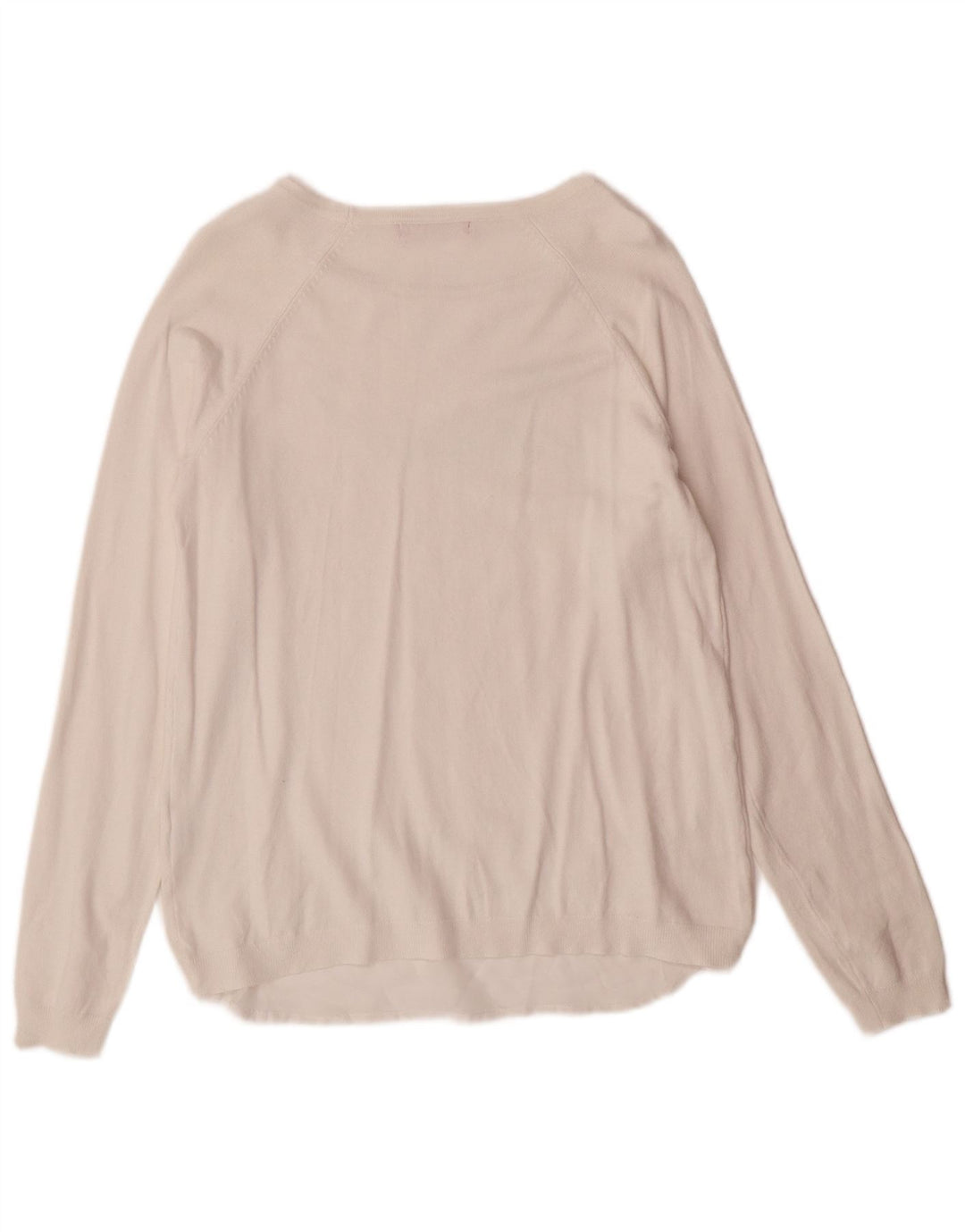 Guess ženski džemper s veznim izrezom UK 10 Mali bijeli