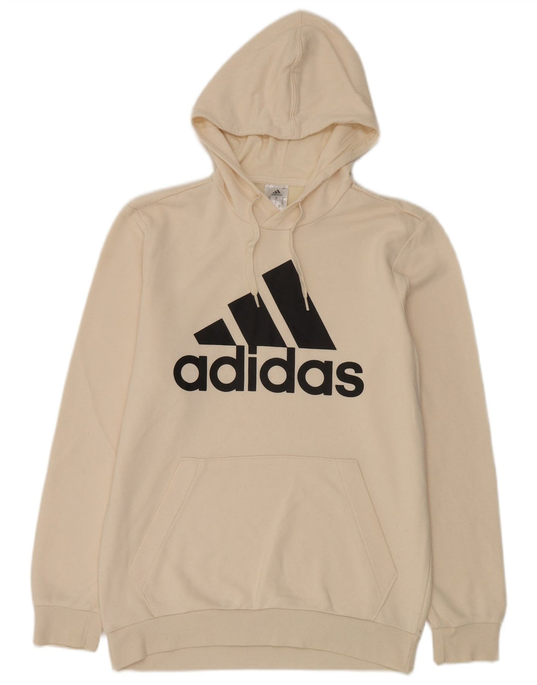Adidas muška majica s kapuljačom srednje veličine od bijelog pamuka