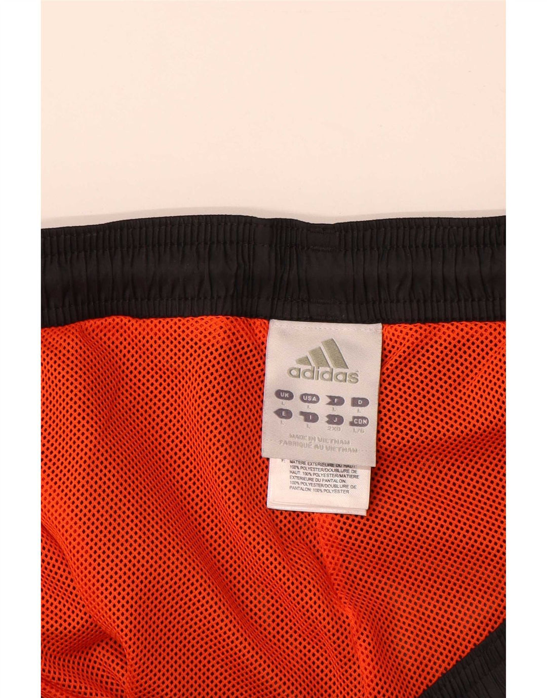Adidas muške hlače za trenirku velike crne poliesterske
