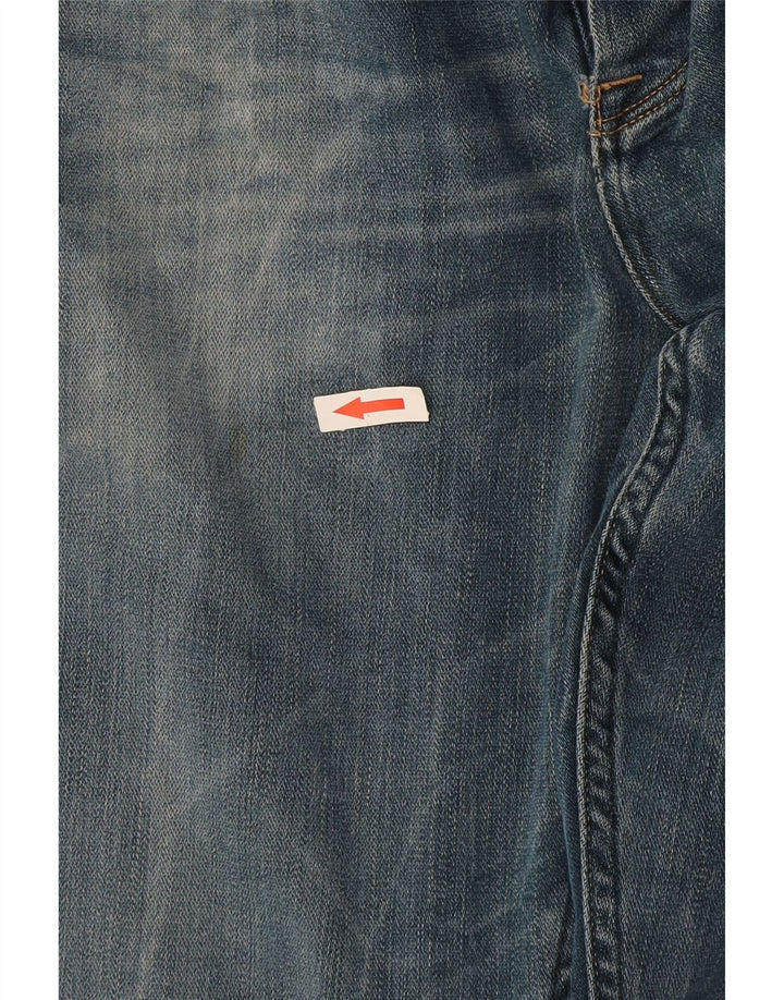 Wrangler Mens Ben Slim Jeans W38 L34 Plavi pamuk