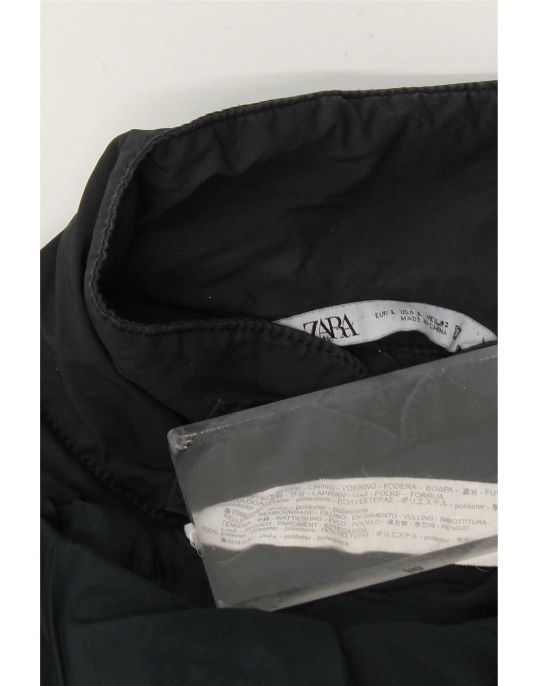 Zara muška bomber jakna UK 40 veliki tamnoplavi poliester