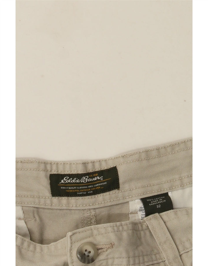 Eddie Bauer Muške chino kratke hlače W32 Srednje sivi pamuk