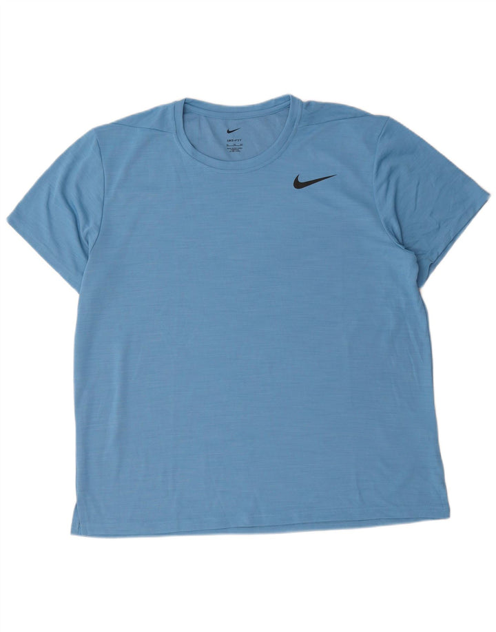 Nike Dri Fit T-Shirt Top XL plavi poliester