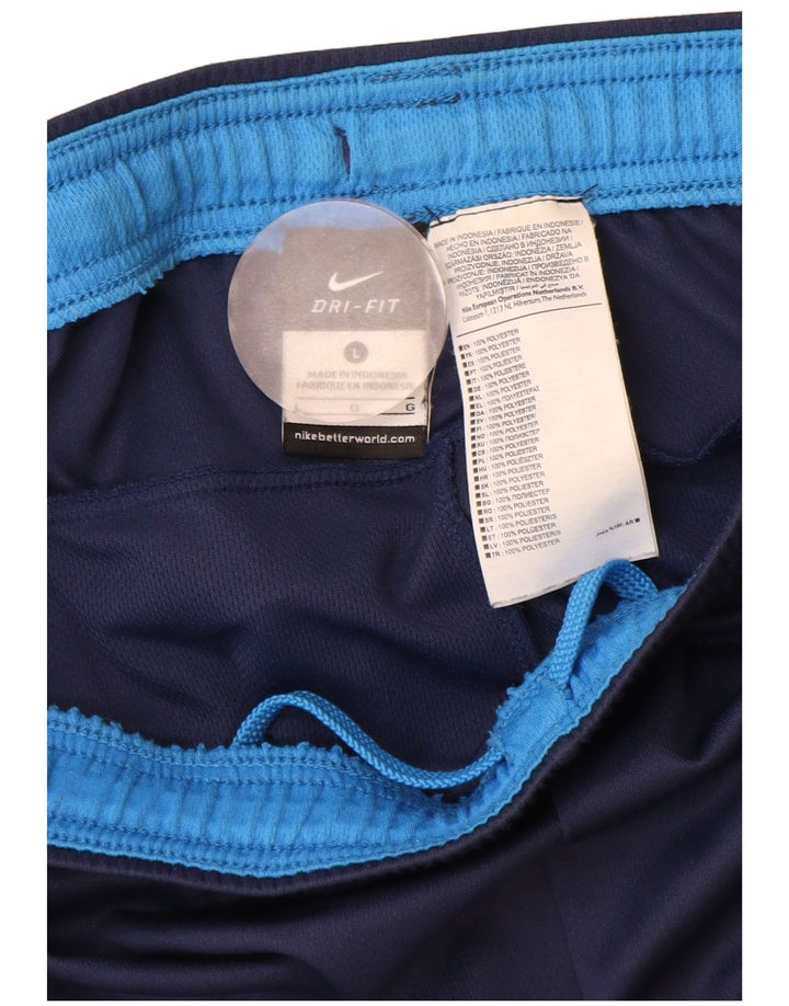 Nike muške Dri Fit sportske kratke hlače velike tamnoplave poliesterske boje