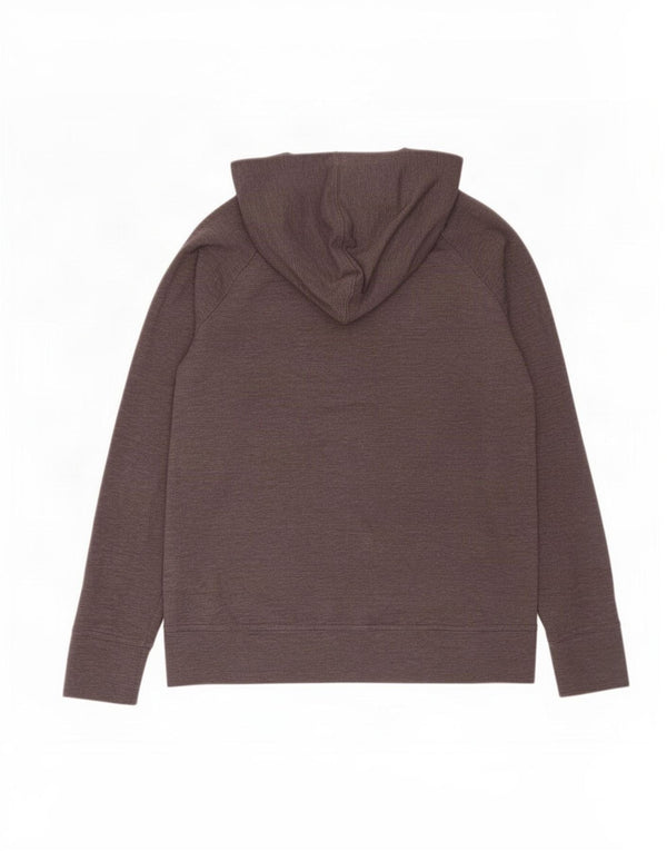 Under Armour Womens Loose Fit Hoodie Jumper UK 14 Medium Grey Colourblock