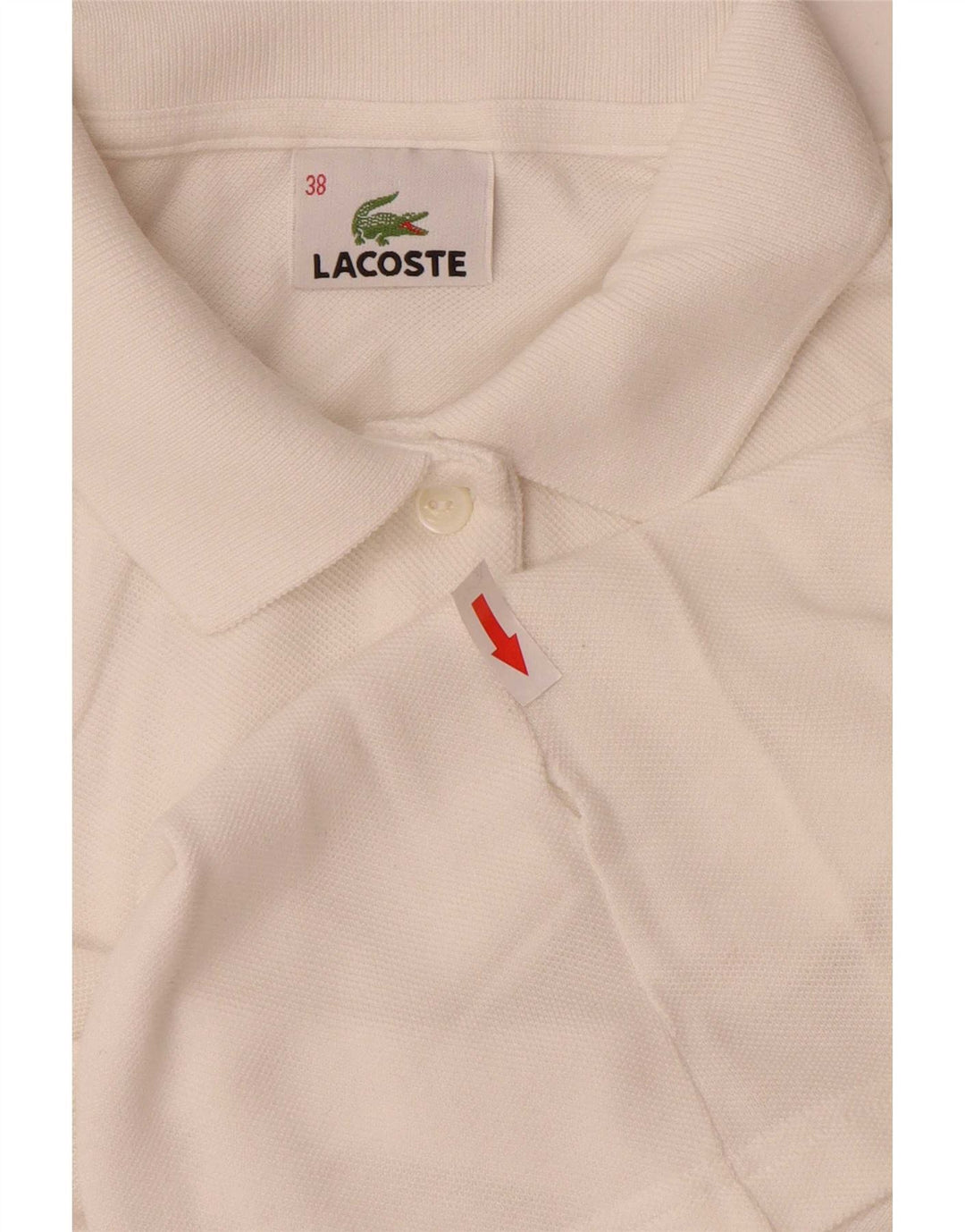 Lacoste ženska polo majica veličine 38, srednje bijela