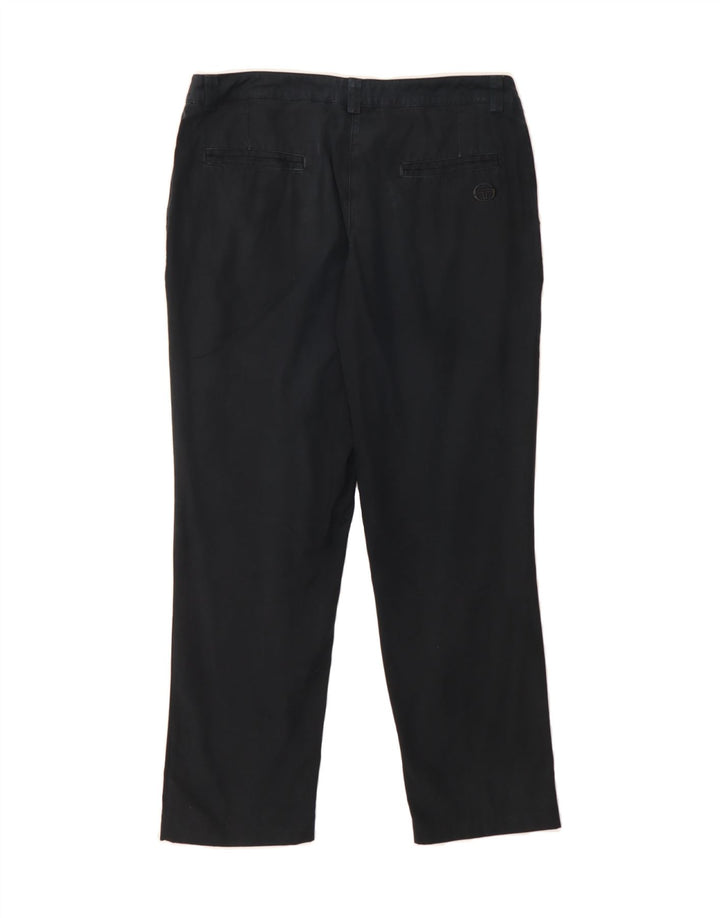 SERGIO TACCHINI Womens Slim Chino Trousers W32 L28 Black Vintage Sergio Tacchini and Second-Hand Sergio Tacchini from Messina Hembry 