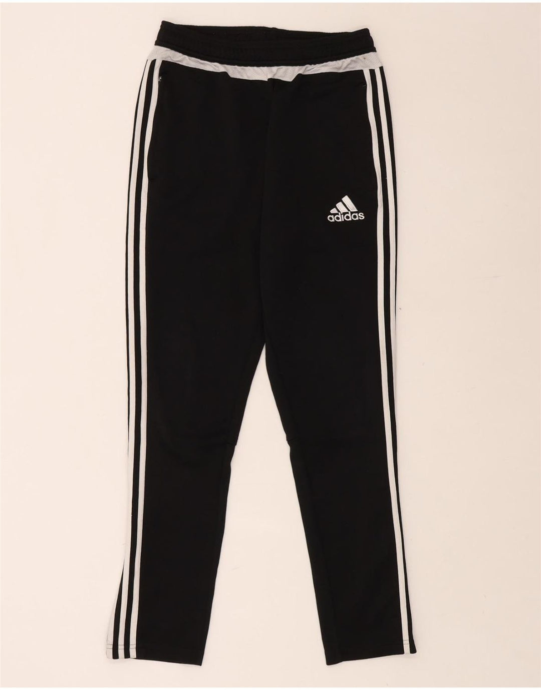 ADIDAS Climacool trenirke za dječake 13-14 godina, crne poliesterske hlače