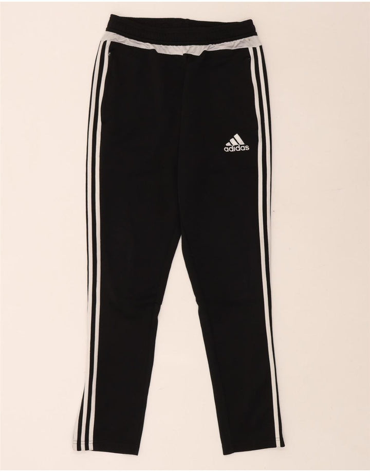 ADIDAS Climacool trenirke za dječake 13-14 godina, crne poliesterske hlače