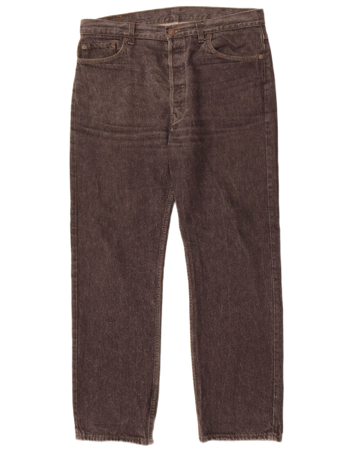 Levi's muške 501 ravne traperice W36 L30 sive